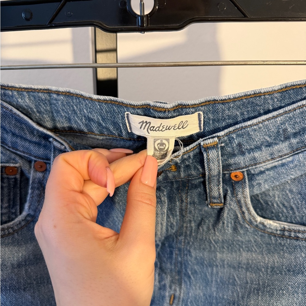 Madewell Light Blue High Rise Slim Boyfriend Jeans Size 27 - Picture 3 of 5